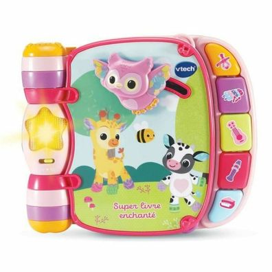 Interaktives Kinderbuch Vtech Baby Super Enchanted Book of Baby Kitties Rosa