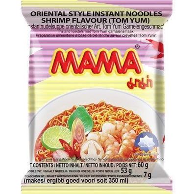 MAMA Instantnudeln Tom Yum Garnelen 60g