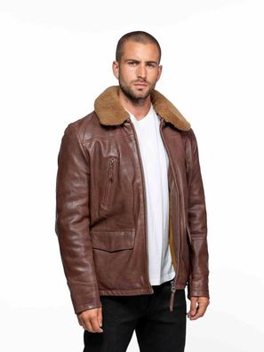 Lederjacke Daytona 73 Browning braun