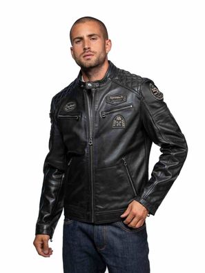 Lederjacke Daytona 73 Nieto schwarz