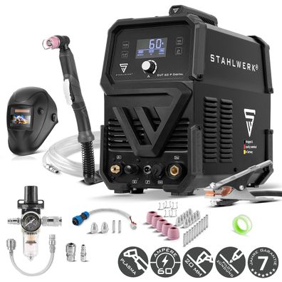 Stahlwerk Plasmaschneider CUT 60 Pilot IGBT mit Pilotzündung Vollausstattung