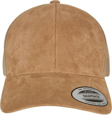 Flexfit Suede Leather Trucker Cap