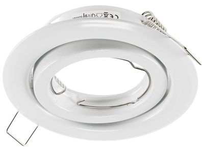 Decken-Einbaustrahler "SR90" weißschwenkbar, Ø98mm, für 50mm Lampen