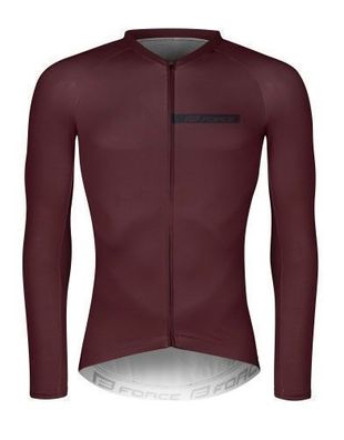 Jersey FORCE CHARM langarm Bordeaux