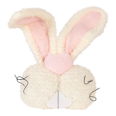 Clayre & Eef Dekokissen Kaninchen 18x10x35 cm Beige Polyester (Gr. 18x10x35 cm)