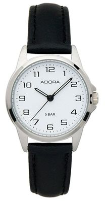 Armbanduhr Damen Analog mit Lederarmband Adora 29400
