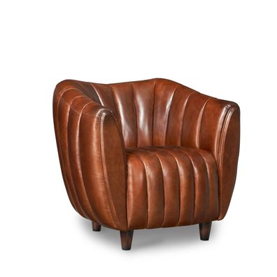 Cocktailsessel Juniper gerippt Vintage-Cigar