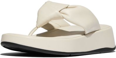 FitFlop Damen Flip Flops F-Mode Knot Soft-Leather Flatform Toe-Post Sandals IY1