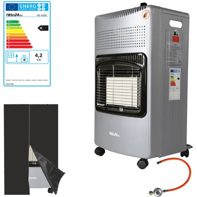 Gasheizung Heizung Camping 4200W Gasofen klappbar Heizstrahler Grau - G01