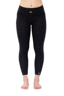EIVY Women Funktionshose Pocket Merino Wool black leopard