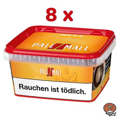 Pall Mall Allround Volumentabak / Tabak Mega Box 8x 145g