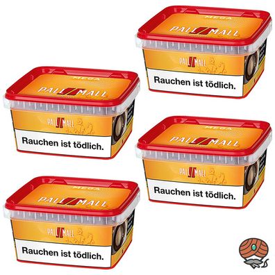 Pall Mall Allround Red Volumentabak / Tabak Mega Box 4x 145g