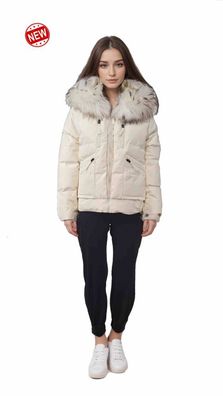 Daunenjacke Levinsky Fugge weiß