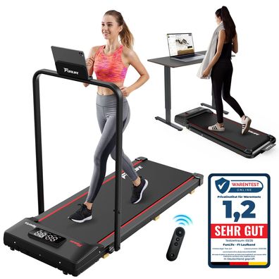 Walking Pad/Laufband für Zuhause klappbar-3-in-1 Laufband mit Haltegriff, FunLife F1