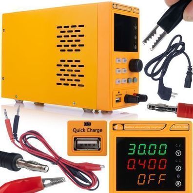 Rosfix Labornetzgerät AmpForce RAFEP-6405 – 64V 5A | Präzision & USB-Laden