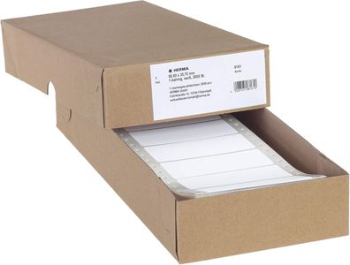 HERMA 8161 Computeretiketten endlos, 88,9 x 35,7 mm, 1-bahnig, 2000 Stück, selbstkleb