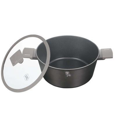 Berlinger Haus Antracit Collection Kasserolle mit Deckel, Ø 30 cm