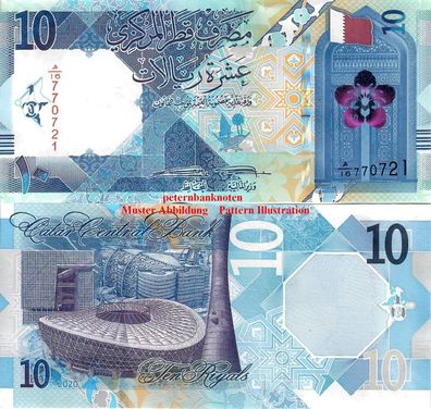 KATAR / QATAR 10 RIYALS 2020 Unc . P. NEW 6495#