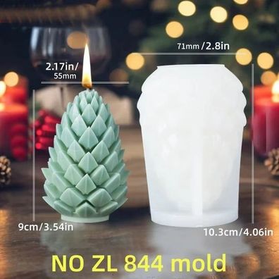 Direwolf Kerze Silikonform Sibirischer Wolf Kerzenform Grauer Wolf Weißer Wolf Harz G