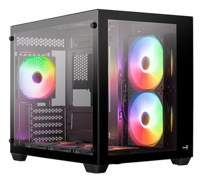 Aerocool Advanced Technologies Aerocool Dryft Mini v2 - Mid tower - micro ATX - Seite