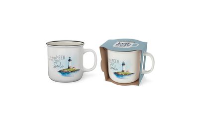 Kaffeetasse LaVida Kultbecher für Dich 250 ml Ein wenig Meer tut viel für die Seele