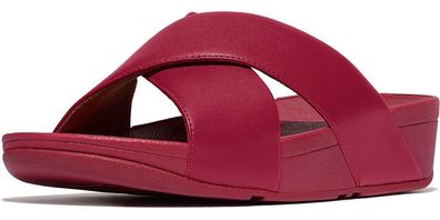 FitFlop Damen Sandalen Lulu Cross Slide Sandals Leather K04