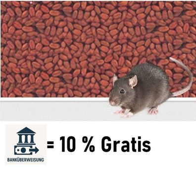 Ratron Weizenköder Portionsbeutel 29 ppm gegen Mäuse Mäusegift Rattengift