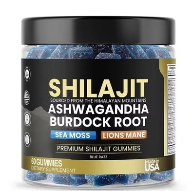 Bencaohong Natural Herbal Ashwagandha Seemoos Himalaya Shilajit Gummis