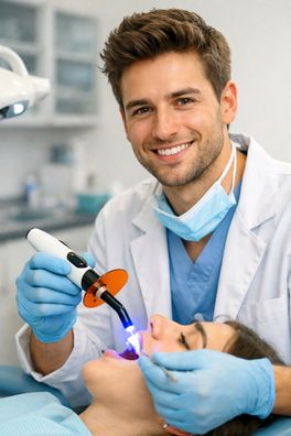 Woodpecker LED.B Polymerisationslampe 1.000-1.600 mW/cm² LED-Lichthärtelampe