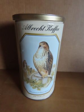 Blechdose Kaffeedose Albrecht Kaffee 1990 mit 3 Vogelarten