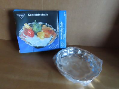 Konfektschale kleine Schale versilbert anlaufgeschützt ca. 14,5 cm Ø BMF