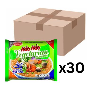 30er-Pack Acecook Instantnudeln Hao Hao Gemüse 75g