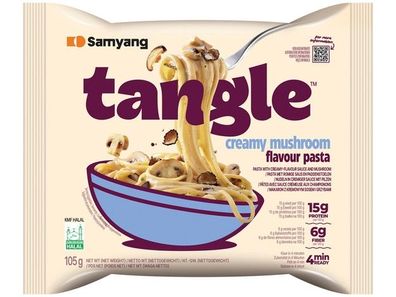 Samyang Tangle Pasta Creamy Mushroom Pilzrahmsauce 105g