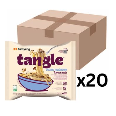 20er-Pack Samyang Tangle Pasta Creamy Mushroom Pilzrahmsauce 105g