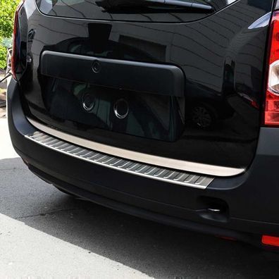 Ladekantenschutz Stoßstangenschutz für Dacia Duster 2010-2017 Chrom Silber