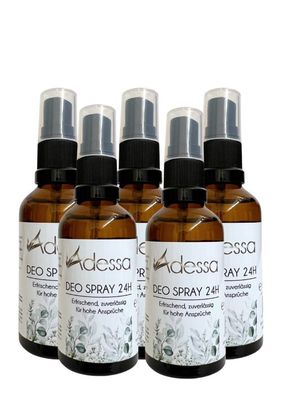 Adessa DEO SPRAY 24h, 5 x 50ml