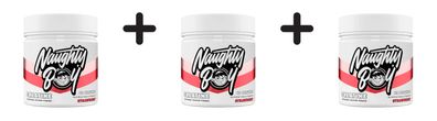 3 x Naughty Boy Creatine Flavoured (300g) Strawberry