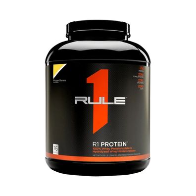 Rule1 R1 Protein Whey Isolate (5lbs) Banana Crème