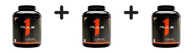 3 x Rule1 R1 Protein Whey Isolate (5lbs) Café Mocha