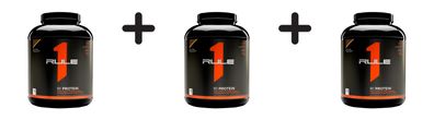 3 x Rule1 R1 Protein Whey Isolate (5lbs) Chocolate Peanut Butter