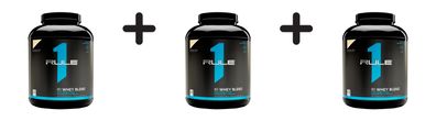 3 x Rule1 R1 Whey Protein (5lbs) Birthday Cake
