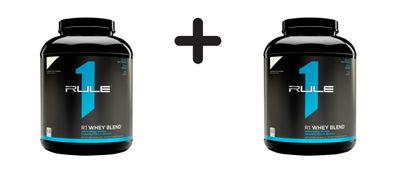 2 x Rule1 R1 Whey Protein (5lbs) Vanilla Ice Cream