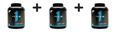 3 x Rule1 R1 Whey Protein (5lbs) Vanilla Ice Cream