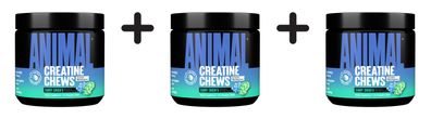 3 x Universal Nutrition Animal Creatine Chews (120) Candy Crushd