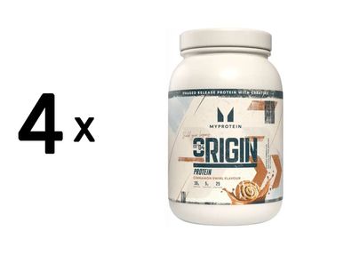 4 x Myprotein Origin Protein (1200g) Cinnamon Swirl