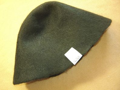 Hutstumpen Wollfilz m Mohair Stumpen dunkelgrün 110 gr Ü 46cm Rd 78cm Stu 767