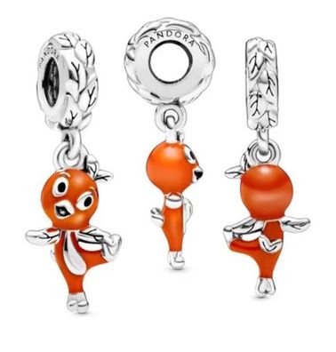 Pandora Disney Park Orange Bird Charm Anhänger