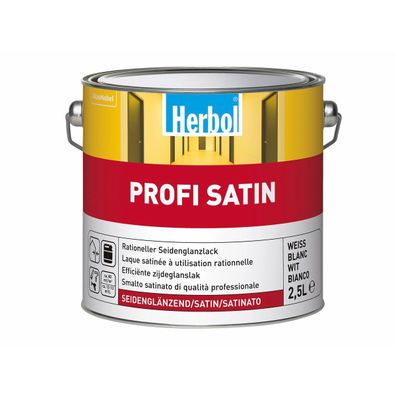 Herbol Profi Satin 2,5 Liter weiß