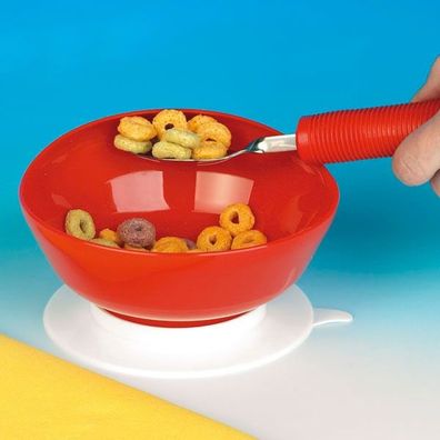 Schüssel auf Saugnapf