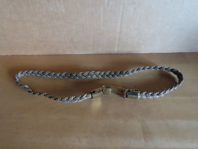 Gürtel Ziergürtel goldfarben geflochtenes Band 68 cm